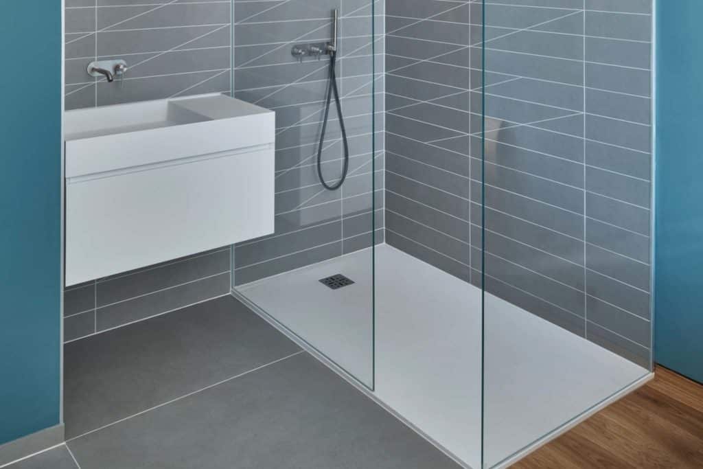 Rénovation d'une salle bain à Lausanne avec douche italienne